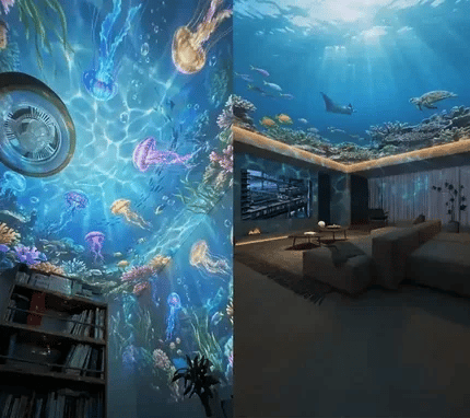 Hivatalos Bolt PKNEW® 360°-os galaxis és óceánhullám hangulatvetítő🎁