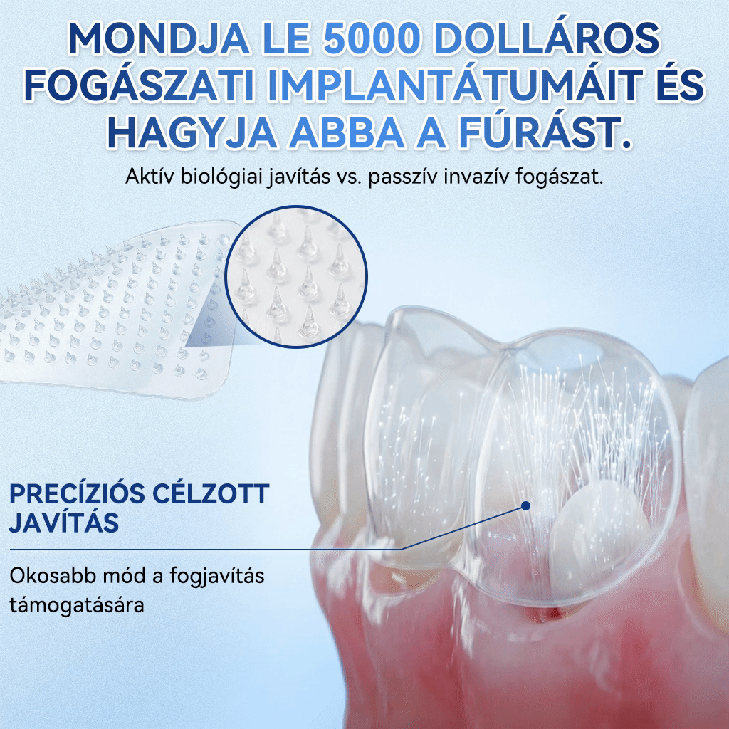 🦷🦷𝐆𝐥𝐢𝐦𝐦𝐞𝐫𝐥𝐲® Tideglusib Fog & íny Javító mikrotűs tapasz | Fejlett őssejt-aktiváló fogcsíkok (újjáépíti a fogzománcot és a dentint • erősíti az ínyt • megszünteti a fogkövet és a szagokat • megállítja a fogérzékenységet)) 3.0