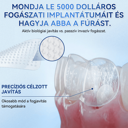 🦷🦷𝐆𝐥𝐢𝐦𝐦𝐞𝐫𝐥𝐲® Tideglusib Fog & íny Javító mikrotűs tapasz | Fejlett őssejt-aktiváló fogcsíkok (újjáépíti a fogzománcot és a dentint • erősíti az ínyt • megszünteti a fogkövet és a szagokat • megállítja a fogérzékenységet)) 3.0