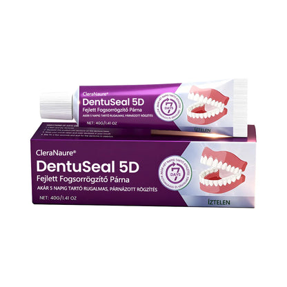 CleraNaure® DentuSeal 5D fejlett műfogsorrögzítő és párnázó ragasztó📦
