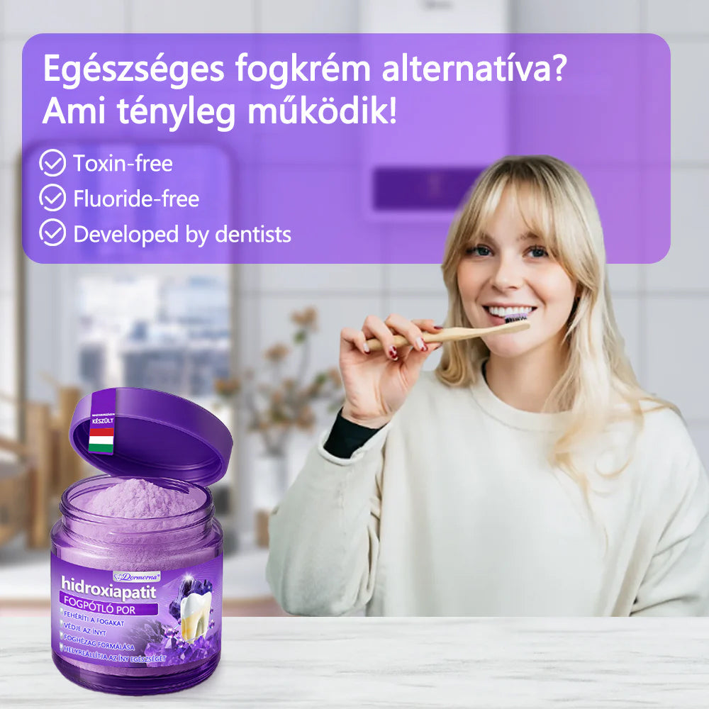 𝐷𝑜𝒓𝒎𝒐𝒓𝑛𝑎® Fogregeneráló és -javító por hidroxiapatittal 🦷 (hatékonyan javítja a fogszuvasodást, az ínyproblémákat, a fogak túlérzékenységét, a szájfekélyeket és a fogak sárgulását, átfogóan javítva a szájhigiéniát) 🍀