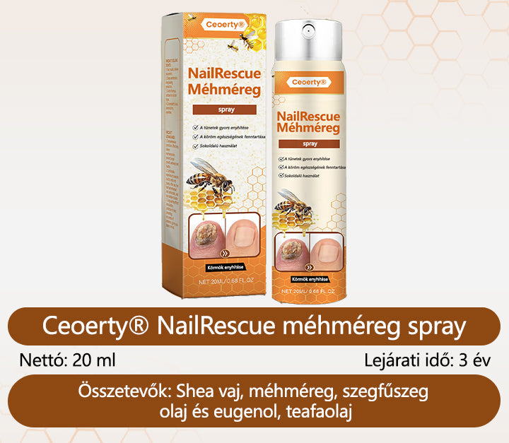 2026🎁 Korlátozott idejű akció 70% kedvezménnyel ️️⏳ Ceoerty® körömgomba spray méhméreggel 💥 2 hét alatt megoldja az összes körömproblémát