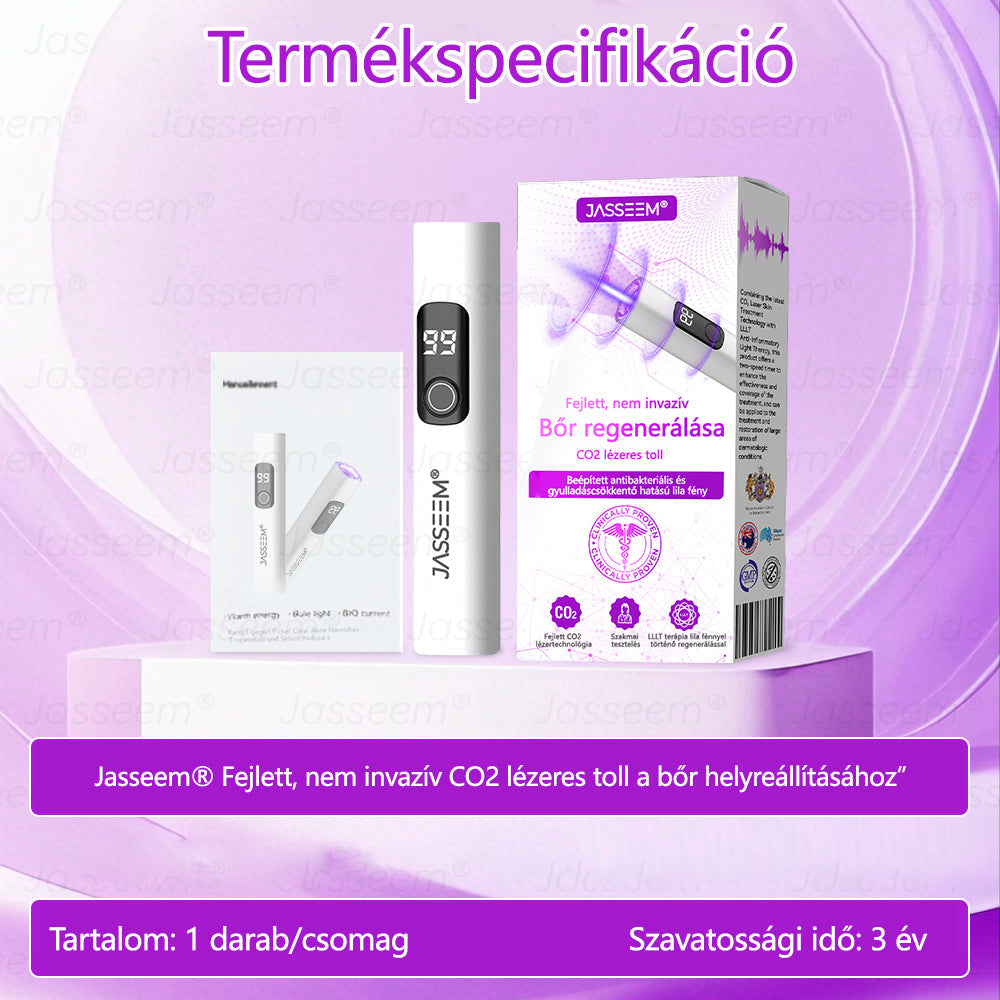 𝐉𝐚𝐬𝐬𝐞𝐞𝐦® Fejlett, nem invazív bőrjavító CO₂ lézeres toll 🎉 (Gyengéden eltávolítja a szemölcsöket, anyajegyeket, öregségi foltokat és bőrkinövéseket – fájdalom és gond nélkül!)