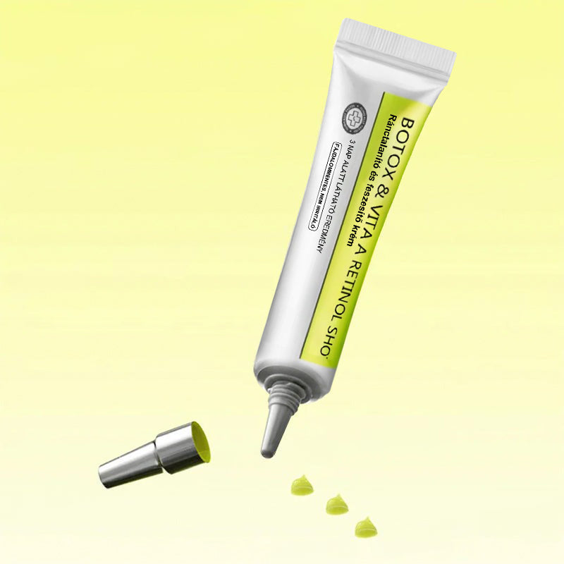 ✨ Vosxu™ Botox & Vita-A Retinol Shot ráncfelvarró szérum ✨ – 💉 Mikro-tűk | 💪 Botox-szerű peptidek | 🌿 Retinol | ⚡ Látható eredmények már 3 nap alatt 🌸