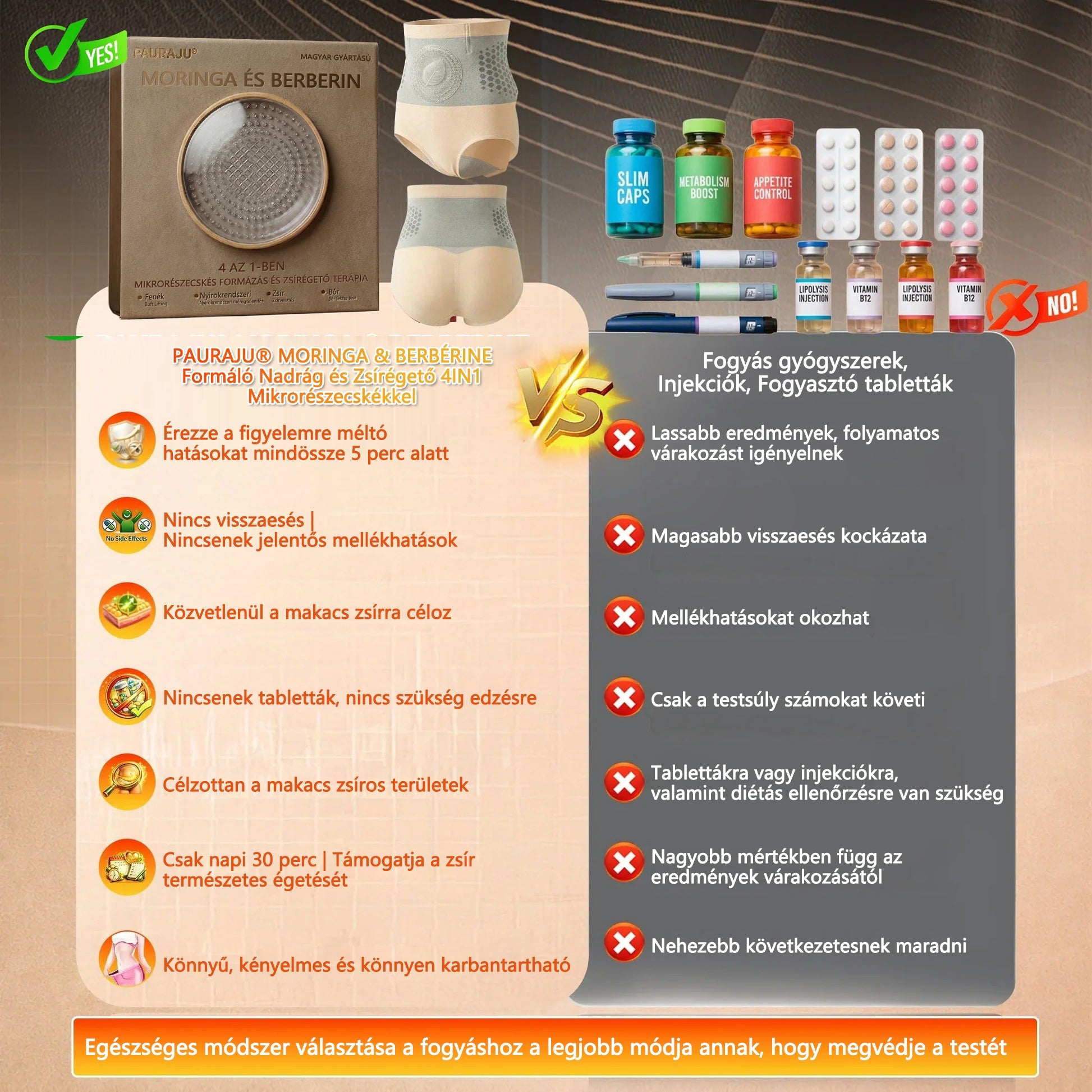 Hivatalos Márkabolt | ✅🛡️ 𝐏𝐀𝐔𝐑𝐀𝐉𝐔® 𝟐𝟎𝟐𝟔 Moringa & Berberine 4-az-1-ben Mikro-részecskés Formázó és Zsírégető Rövidnadrág🎉