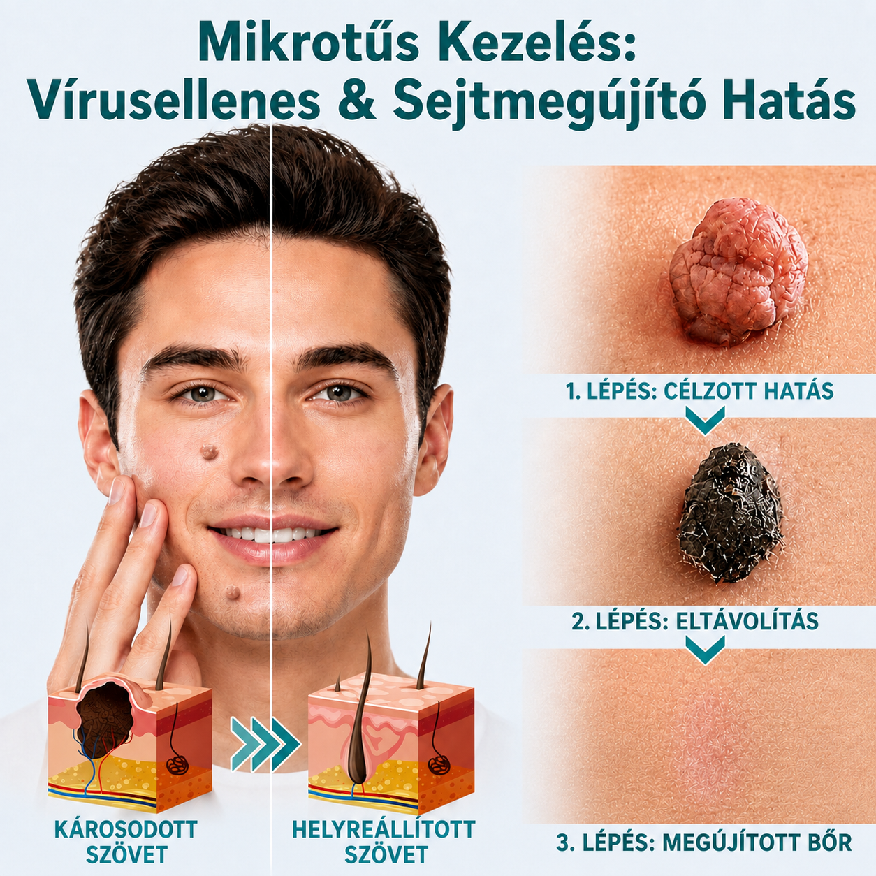 🎉🇭🇺 Healrize® 2 az 1-ben mikrotűs + hidrokolloid tapasz 🤩| Anyajegy, pattanás, lapos szemölcs és bőrkinövés ápolására | Ráncok, hegek és bőrhibák megjelenésének javítására | Láthatatlan tapasz arcra és testre⭐️