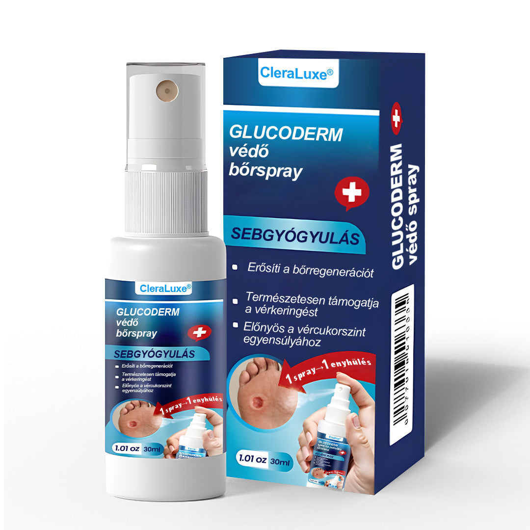 CleraLuxe® GlucoDerm lábvédő spray🌈🌈