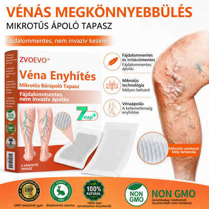☘️ Zvoevo® Vein Ease mikro-tűs ápoló tapasz (pókgerincvénák, visszér, duzzanat, fáradt lábak kezelésére)💙
