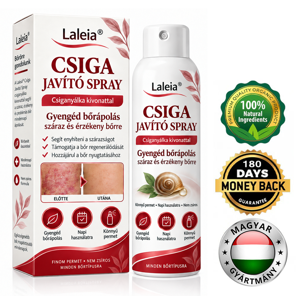 Laleia® Csiganyálka Spray száraz, viszkető és hámló bőr mindennapi ápolására🎁