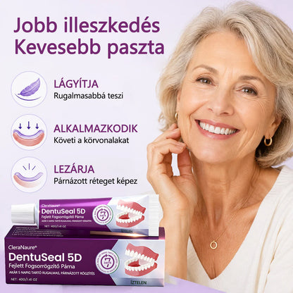 CleraNaure® DentuSeal 5D fejlett műfogsorrögzítő és párnázó ragasztó📦