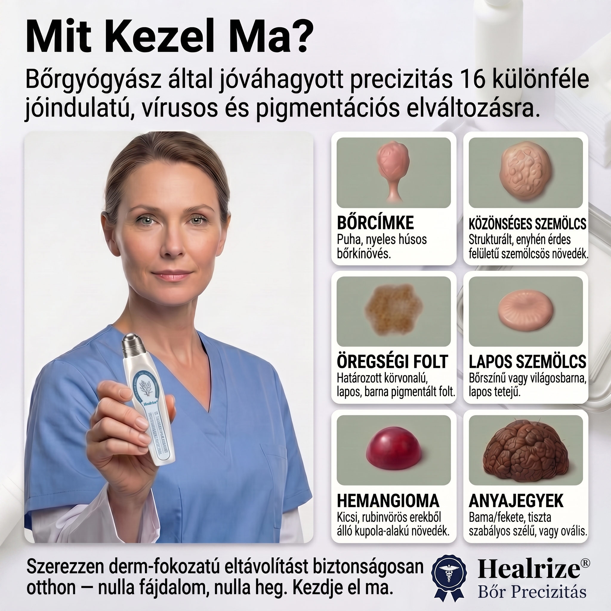 Healrize® Bőrhibák Ápoló Roll-On Egyszerű otthoni használat🎁