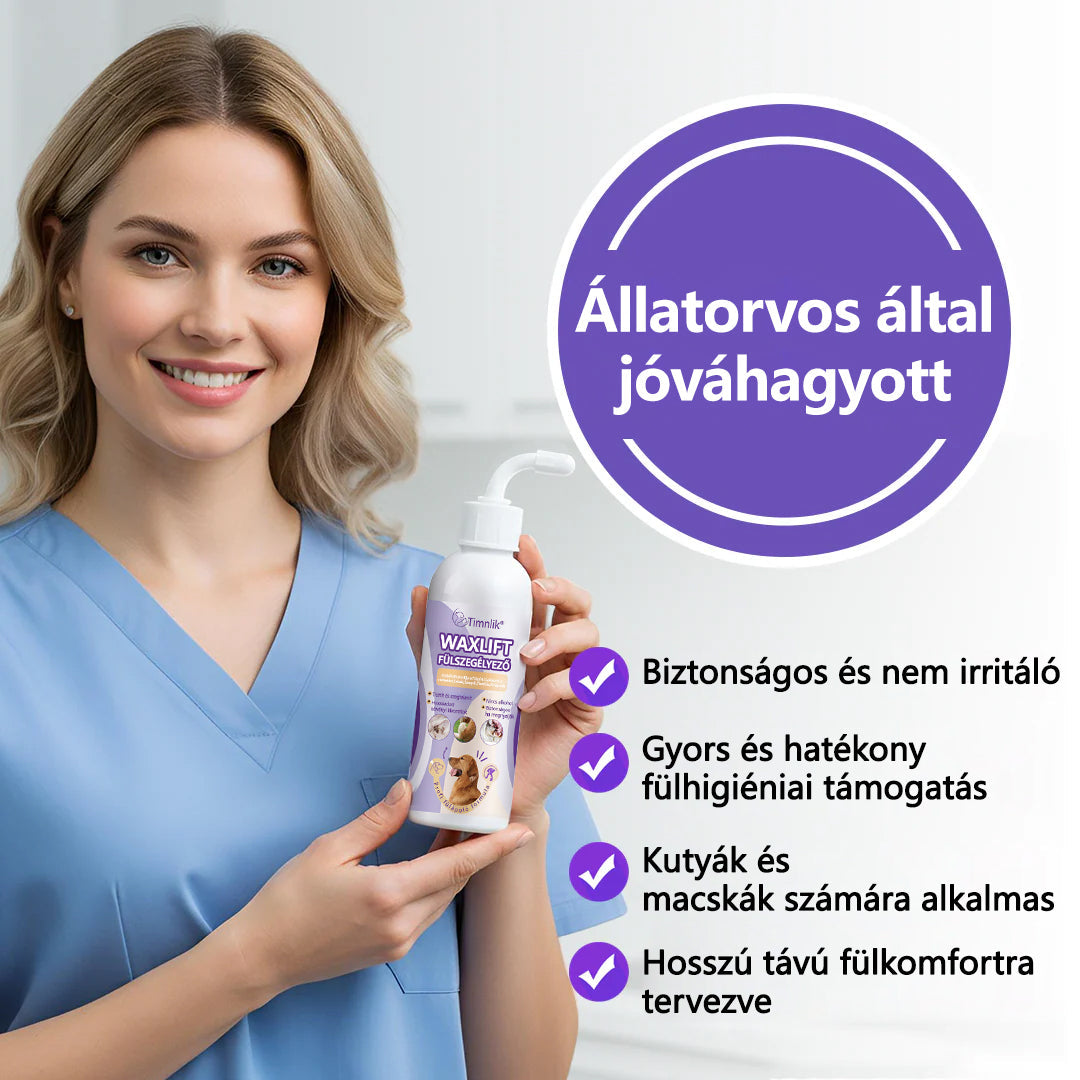 Timilk® WaxLift fülöblítő kisállatoknak🔥