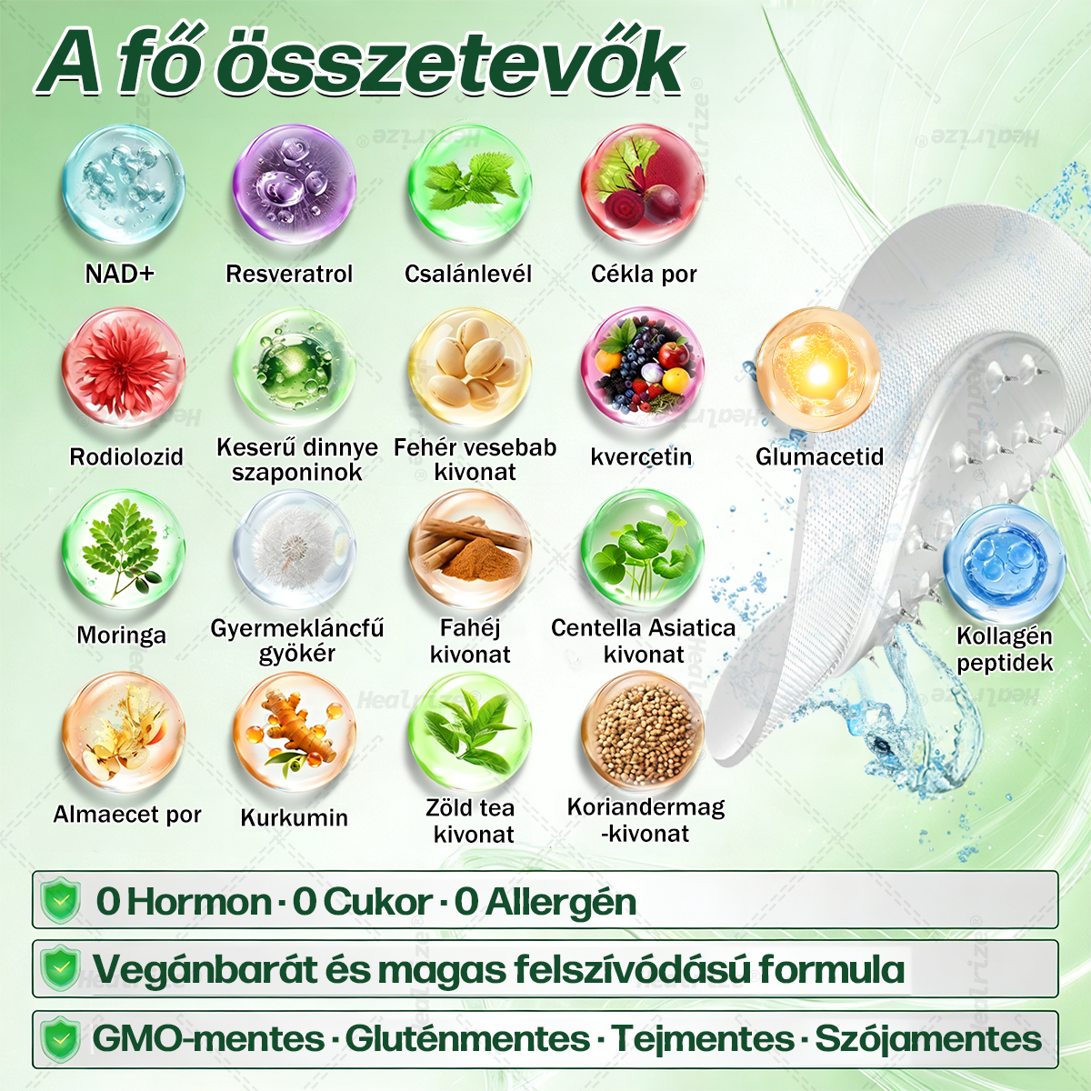 👩‍⚕️| 🧡 Healrize® GlucoMetide 10 az 1-ben Karcsú és Egészséges Nano Mikrotűs Tapasz 🇭🇺