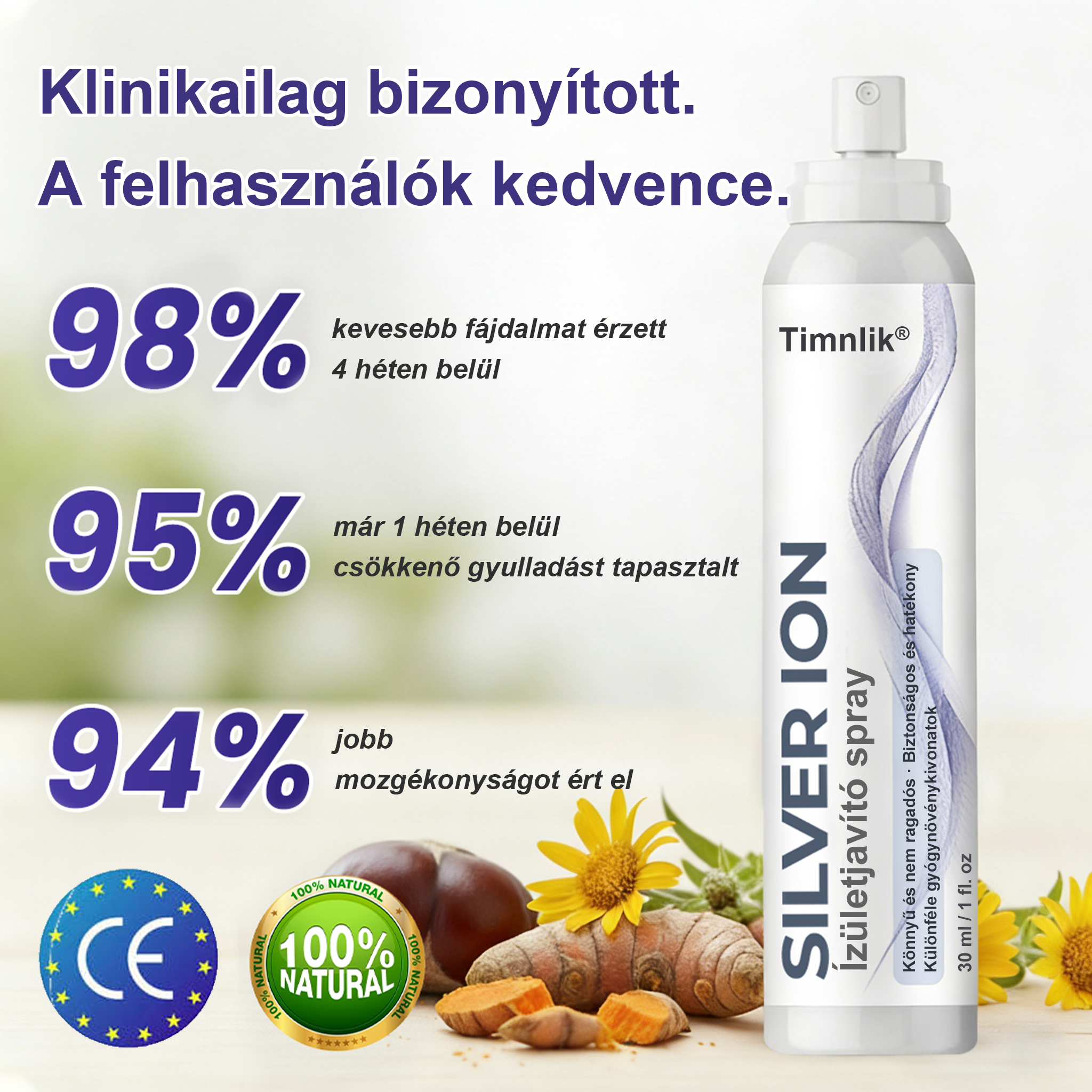 Timnlik® Ezüstionos ízületjavító spray💙