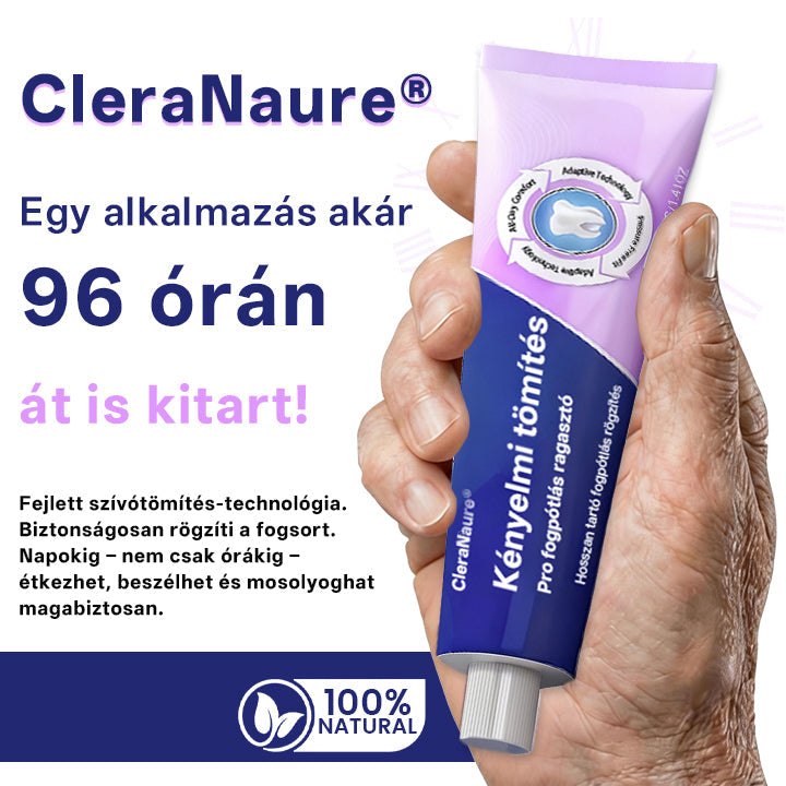KORLÁTOZOTT KÜLÖNLEGES AJÁNLAT 🔥 CleraNaure® Comfort Seal Pro Fogsor Ragasztó  FDA Tanúsítvánnyal
