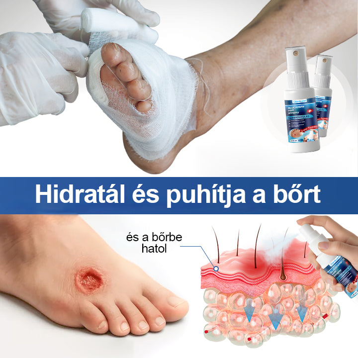 CleraLuxe® GlucoDerm lábvédő spray🌈🌈