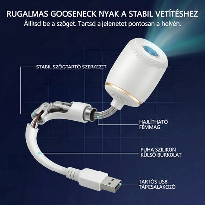 Hivatalos Bolt PKNEW® 360°-os galaxis és óceánhullám hangulatvetítő🎁