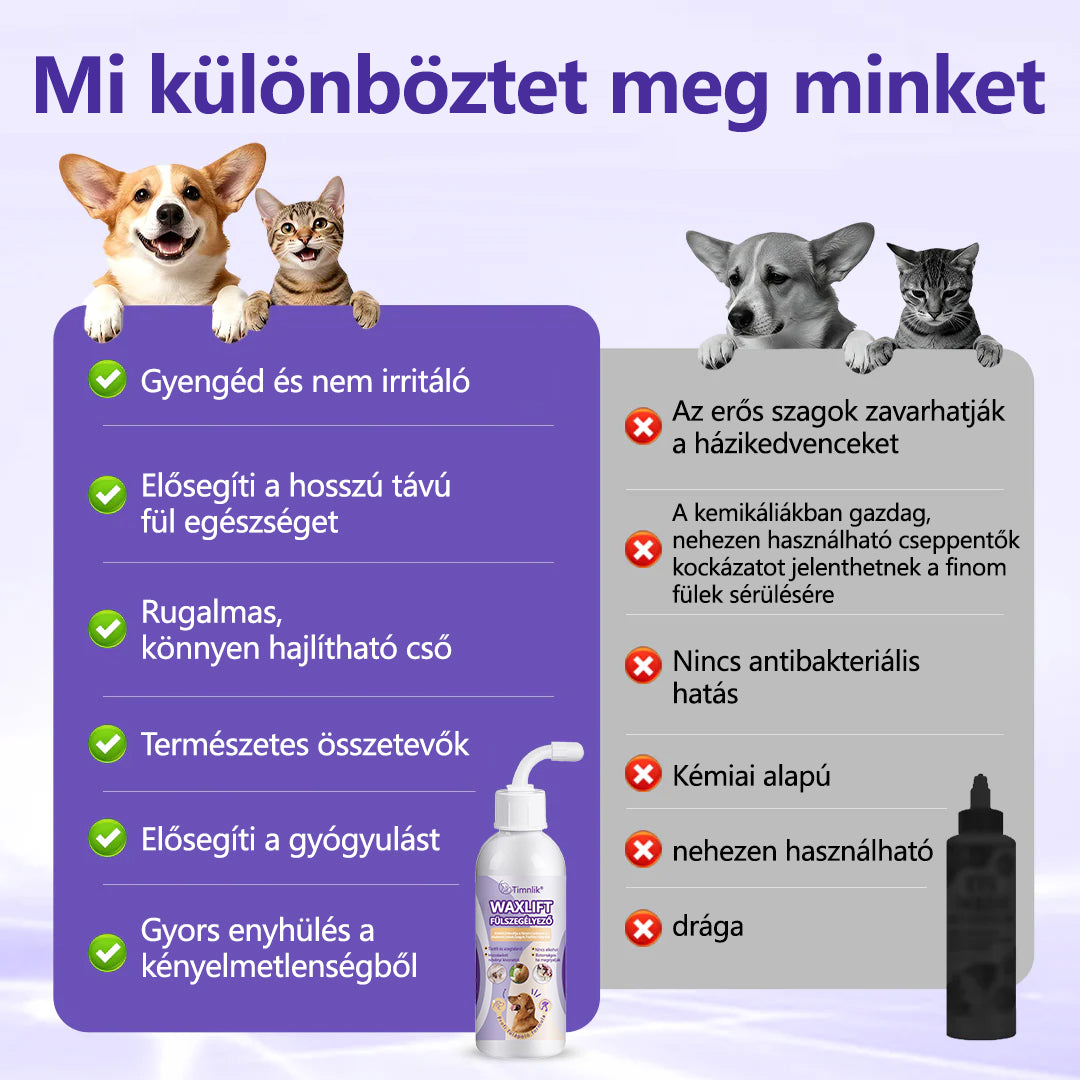 Timilk® WaxLift fülöblítő kisállatoknak🔥