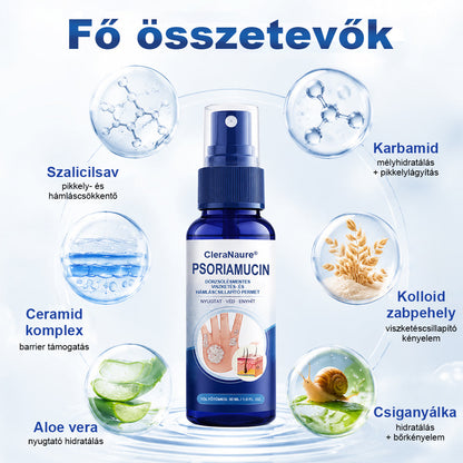 CleraNaure® PsoriaMucin Dörzsölésmentes Viszketés- és Pikkelyenyhítő Permet🎁