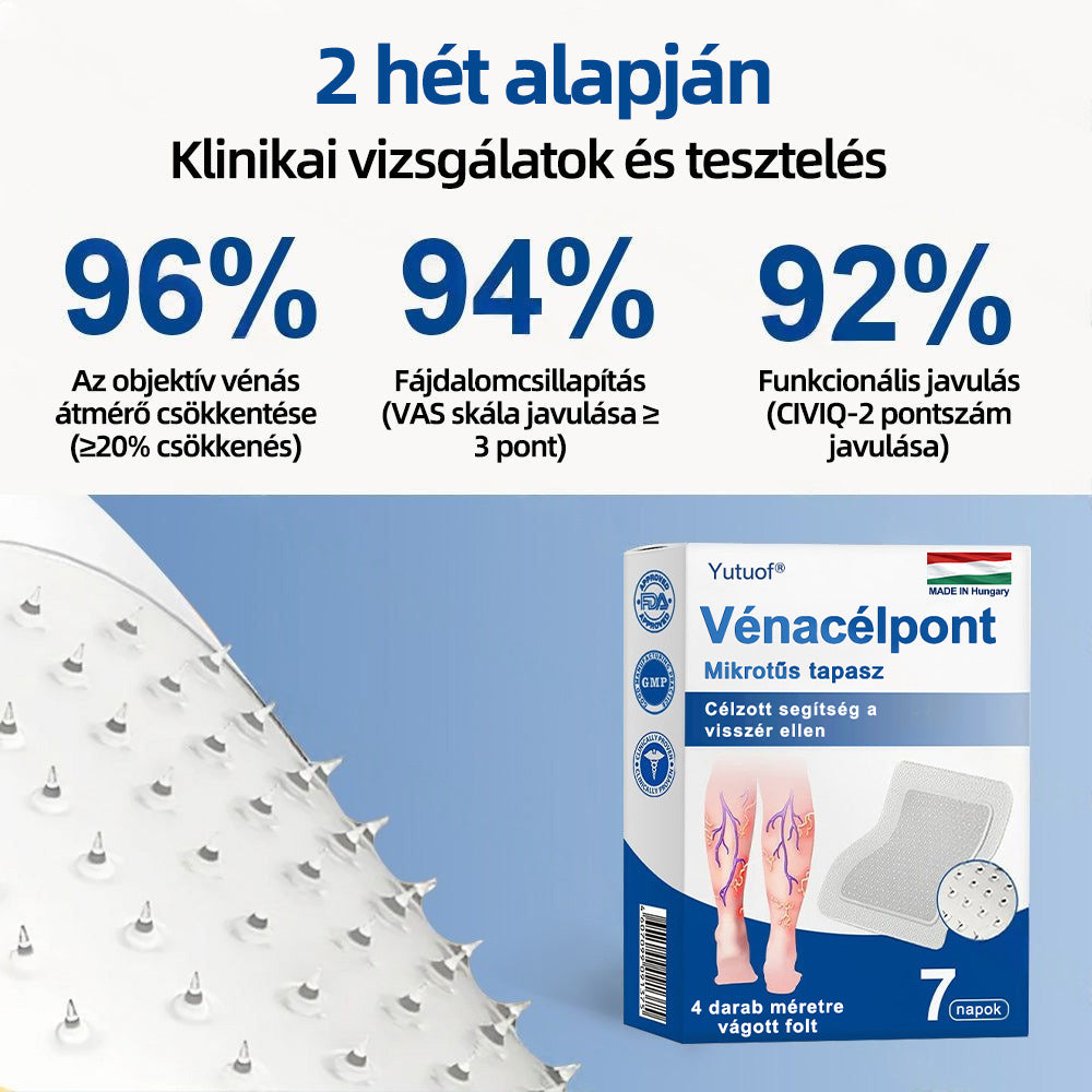 🇭🇺Yutuof® 👩‍⚕️VeinTarget mikrotűs tapasz⚡☑️Azonnali enyhülés hosszú távú eredmények-🔥