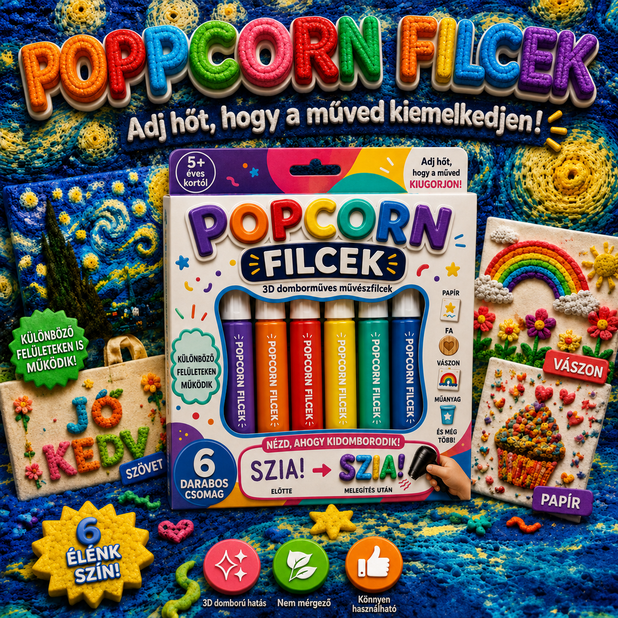 𝐁i𝐥𝐥𝐡𝐨𝐥®🗽🖍️ Rendelj még ma, és spórolj 50%-ot丨𝐁i𝐥𝐥𝐡𝐨𝐥® 3D domborműves művészeti filctoll – Alakítsd a lapos rajzokat kézzel is tapintható 3D műalkotásokká 🪄