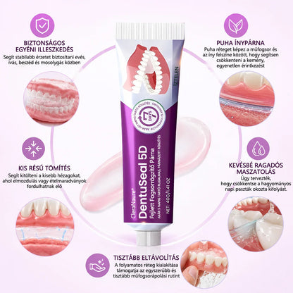 CleraNaure® DentuSeal 5D fejlett műfogsorrögzítő és párnázó ragasztó📦