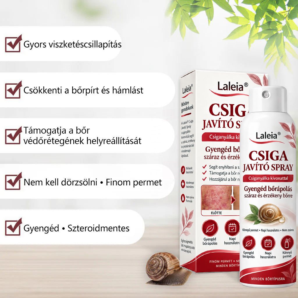Laleia® Csiganyálka Spray száraz, viszkető és hámló bőr mindennapi ápolására🎁