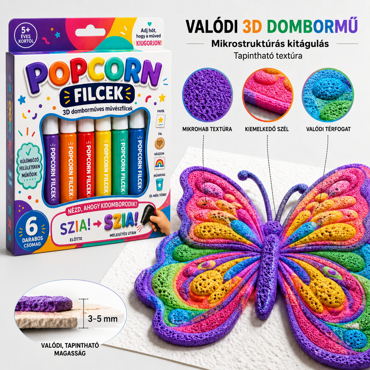 𝐁i𝐥𝐥𝐡𝐨𝐥®🗽🖍️ Rendelj még ma, és spórolj 50%-ot丨𝐁i𝐥𝐥𝐡𝐨𝐥® 3D domborműves művészeti filctoll – Alakítsd a lapos rajzokat kézzel is tapintható 3D műalkotásokká 🪄