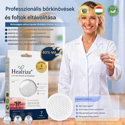 Healrize® 2 az 1-ben mikrotűs hidrogél tapaszok | Eltávolítja a kiemelkedő anyajegyeket, aknét, lapos szemölcsöket és a lágy fibromákat (bőrkinövéseket)🎁