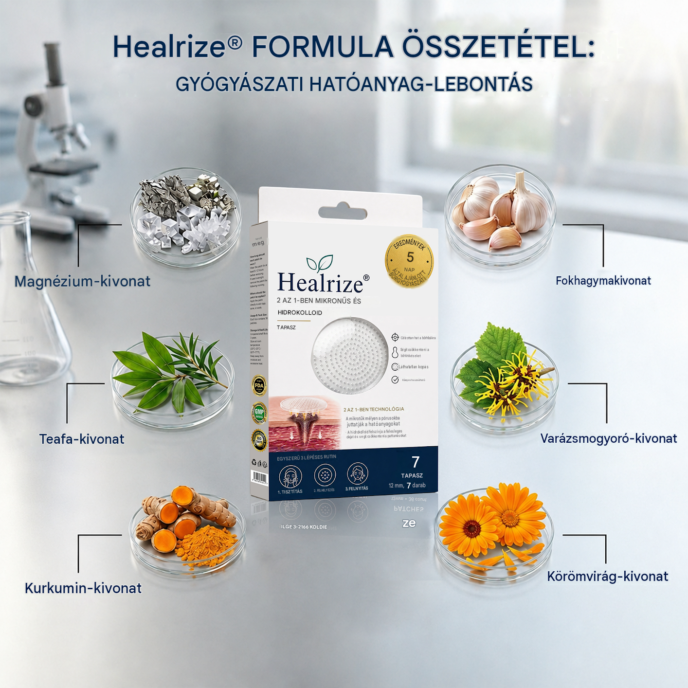 Healrize® 2 az 1-ben mikrotűs hidrogél tapaszok | Eltávolítja a kiemelkedő anyajegyeket, aknét, lapos szemölcsöket és a lágy fibromákat (bőrkinövéseket)🎁